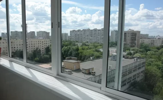 Остекление лоджии алюминиевыми окнами Остекление лоджии алюминиевыми окнами